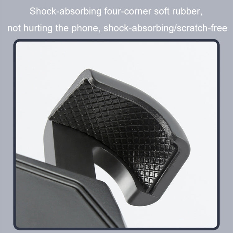 Mobile phone navigation bracket corner pad with textured soft rubber grip