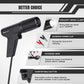 Gun-type timing light with black body and red/black clamp wiring kit