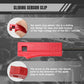Sliding spark-plug sensor clip in red with exposed connection opening