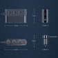 Compact car cigarette lighter USB charger with port layout dimensions shown
