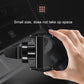 Black compact car air outlet phone holder with spring arms and swivel mount