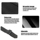 Car seat hanging storage bag with mesh pocket and adjustable bottom strap
