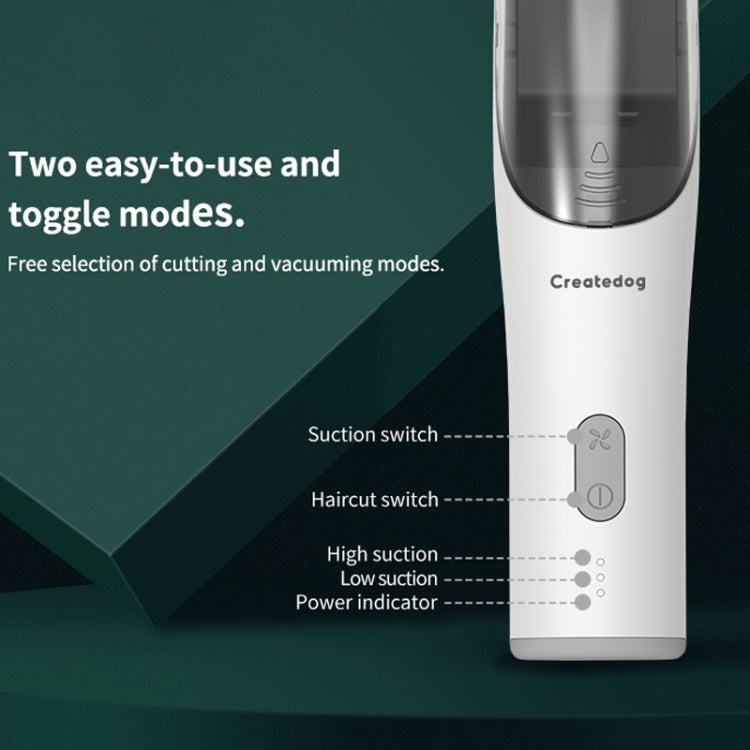 White children's electric hair clipper body with side suction controls and indicator lights