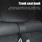 Installed dark gray trunk seat hook with a rope loop hanging from the U-shaped holder