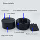 Black touch LED base showing USB power socket, battery cover, and non-slip pads
