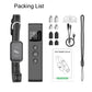 Dog training remote and collar receiver kit with charging cable, clips, and straps