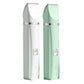 Electric pet hair clipper pair, gray and green, shown side by side