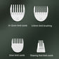 White clipper guard comb attachments with different trimming lengths