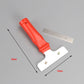 Window scraper size shows 16cm handle and 10cm blade, red plastic and steel
