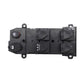 Power window switch panel with window controls and AUTO button, black