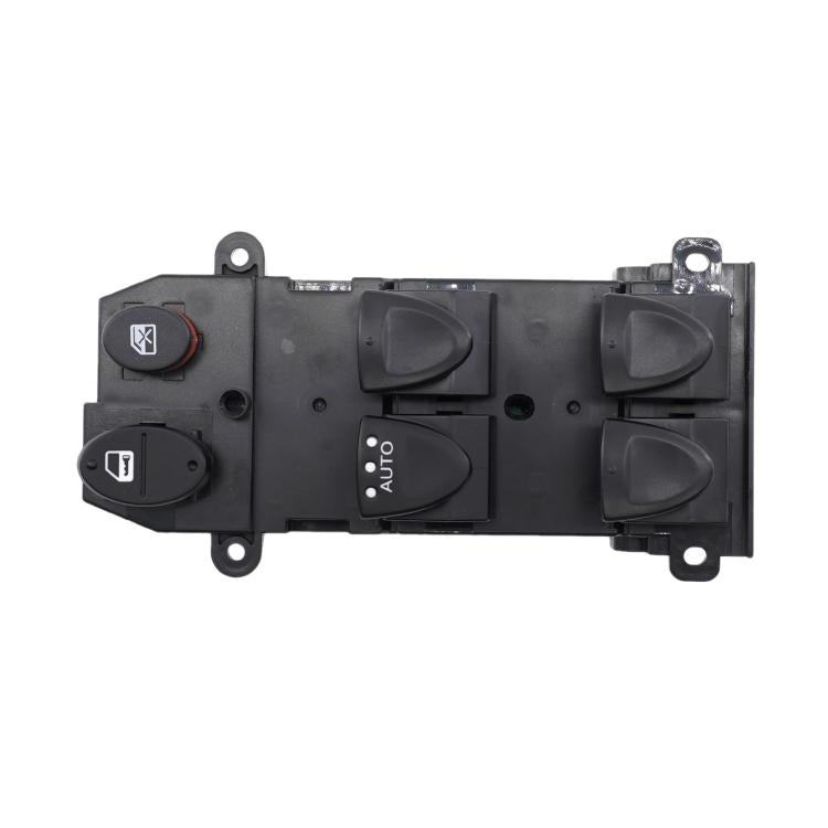 Power window switch panel with window controls and AUTO button, black