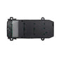 Power window switch module back housing with internal circuit board, black