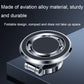 Silver foldable universal magnetic phone holder with compact round magnet ring