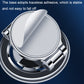 Silver magnetic phone holder base with smooth underside adhesive pad