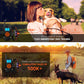 Dog training shock collar remote and receiver with dog wearing the collar