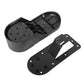 EV charger wall storage bracket parts kit: cover shell and metal mounting base