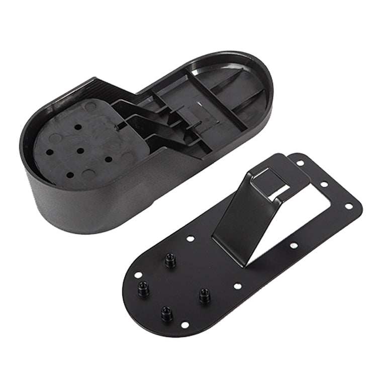 EV charger wall storage bracket parts kit: cover shell and metal mounting base