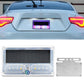 Solar LED warning light kit: clear module with black solar panel and mounting bracket