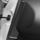 Black carbon-fiber door side panel trim sticker on door panel