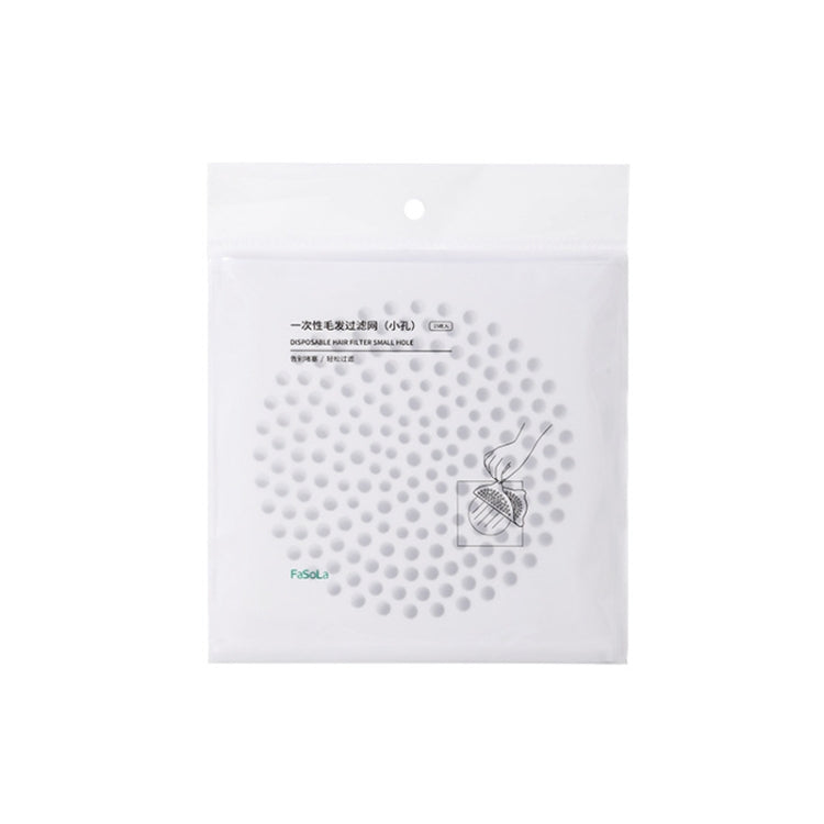 FASOLA disposable non-woven floor drain filter sticker, small hole perforations