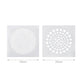 Pair of disposable non-woven drain filter stickers, small and large hole sizes