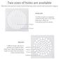 Disposable non-woven drain filter sticker sheets with small and big hole patterns