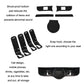 Rear seat organizer with shockproof bottom pad and snap hooks, carbon-fiber front