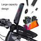 WILD MAN MS66 front bike phone bag with hard shell and touch-screen window on handlebar