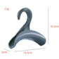 Set of 1 dark gray arched hanger hook with hook size markers for hat storage