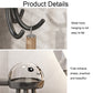 Dome-shaped rotating 6-claw hook rack with metal hook and cute octopus-style face