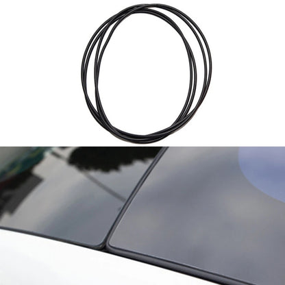 Black rubber skylight sealing strip coil for car window trim