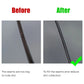 Rubber skylight strip seam coverage before and after comparison