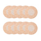 Round breathable breast patch set with nude adhesive circles for anti-bump protection