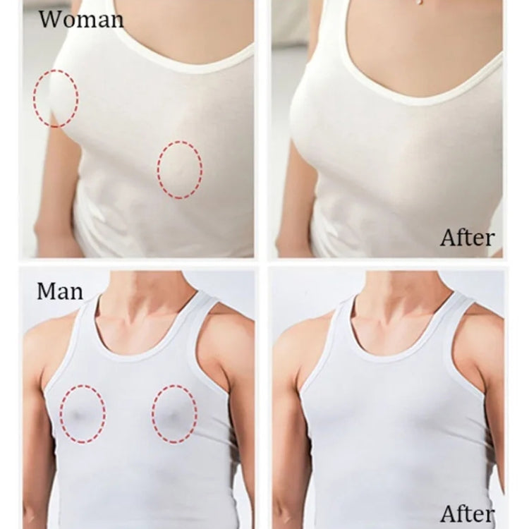 Round breast patches placement circles, anti-bump breathable adhesive covers