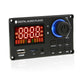 Digital audio player module with red LED display, blue volume knob, and USB/TF/AUX ports