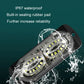IP67 waterproof car side signal warning light with sealing rubber pad and dual LED rings