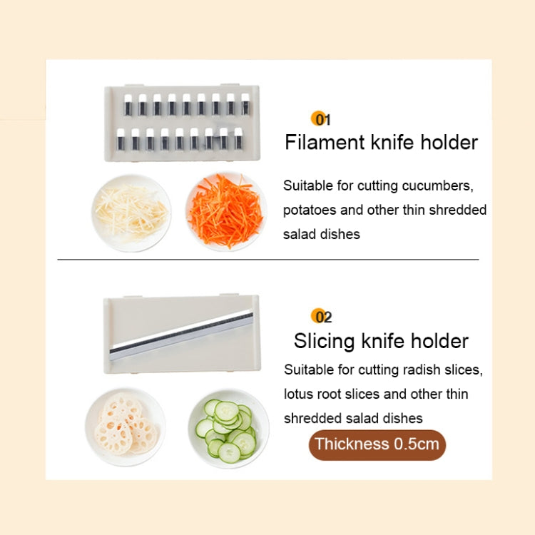 Dehydrator grater blade holders set: filament knife and slicing knife
