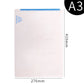 A3 white writing soft pad with blue ruler markings and side measurement label