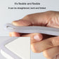 Flexible silicone LED strip held by hand, bendable and foldable design