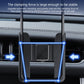 Black car air vent phone mount with snap-on rotatable base