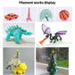 Craft examples made with colored PCL 1.75mm filament set