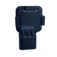 Black reversing assist camera housing with clips and rear mounting base