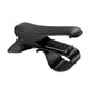 Black car phone holder with vent-clamp style mount and angled cradle