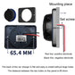 Car USB charger socket installation diagram with mounting size and wiring notes
