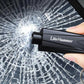 Black LifeHammer emergency window breaker with handle and keyring loop