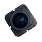 Reversing assist camera top view with lens inside square bezel