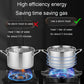 Gas stove fire windscreen cover with flame channeling over gas burner