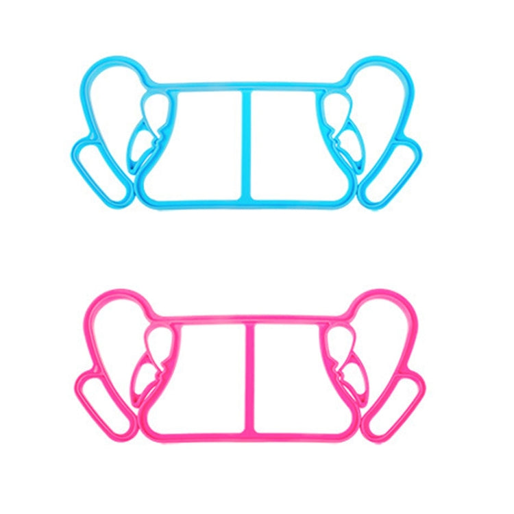 Blue and pink plastic quilt clips, large anti-skid windproof drying rack clips