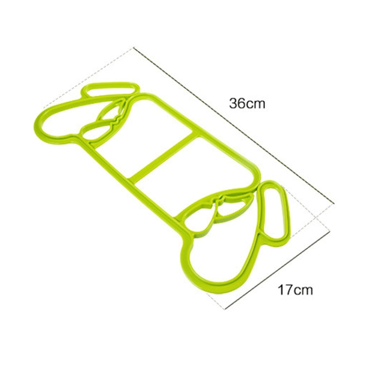 Green plastic large quilt clip with U-shaped anti-skid grips