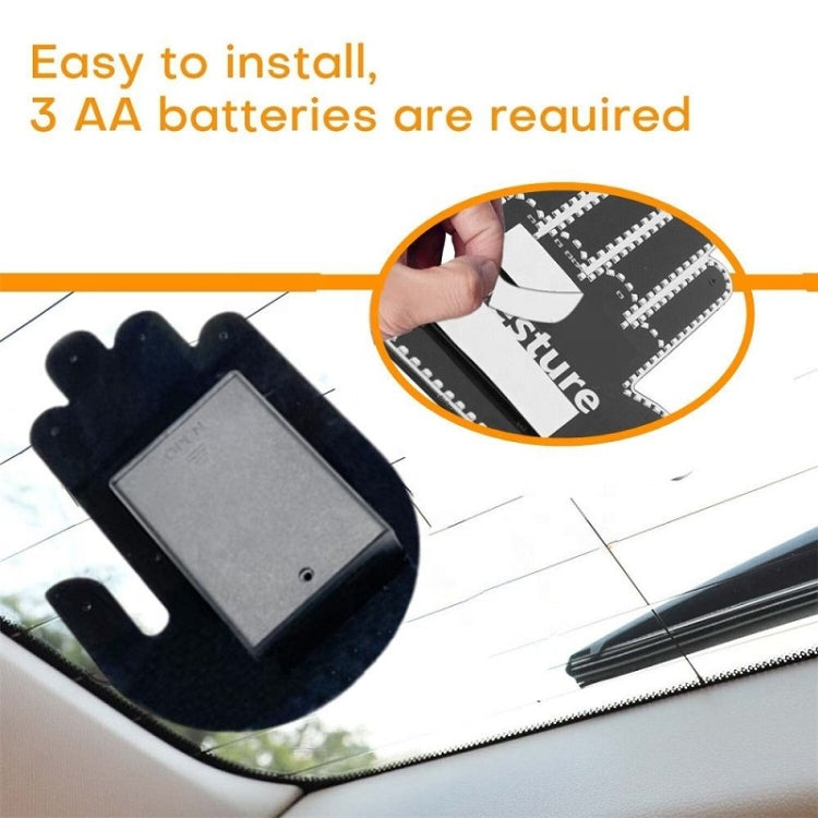 Black gesture light control module with adhesive tape for installation